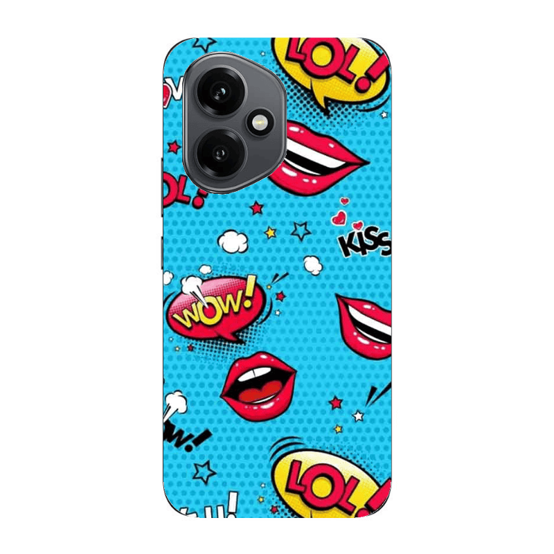 Honor Magic 400 Sticker Lol desing Transparent Silicone TPU Θήκη
